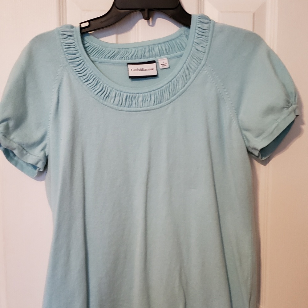 Croft&Barrow knit short sleeve sweater